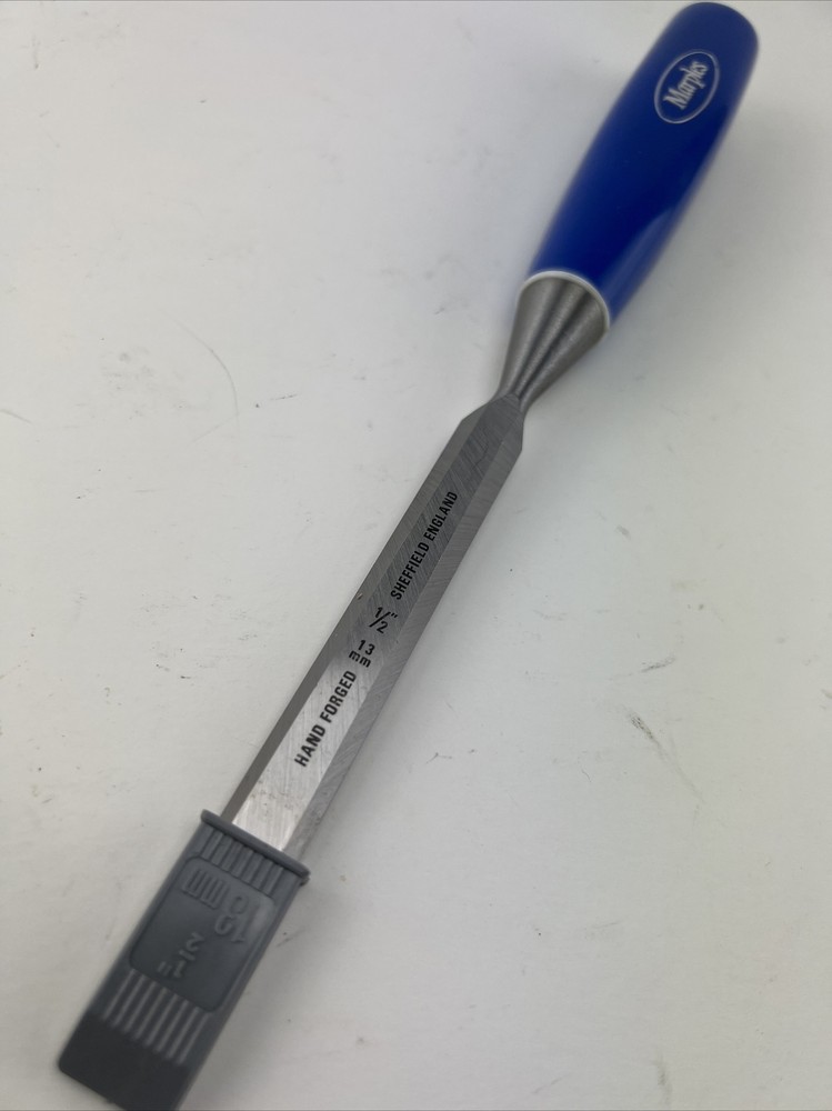 Vintage Marple's 1/2 '' Wide  Bevel Edge Paring Chisel Made in England - NOS