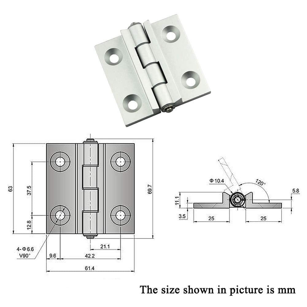 Aluminum Alloy Bushing Hinge Position Control Hinges Butt Hinge Position Hing...