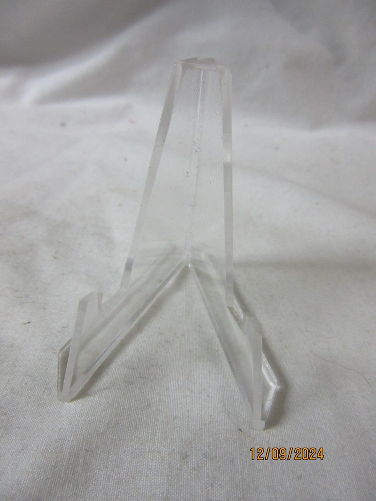 One VEE Triangular Plastic Display Stand Mineral Rock Slabs Etc. VTDS-2