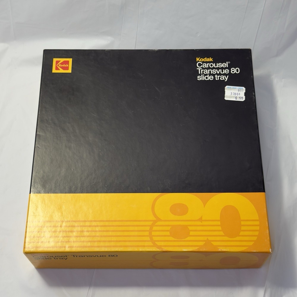 Kodak Carousel Transvue 80 Slide Tray With Original Box