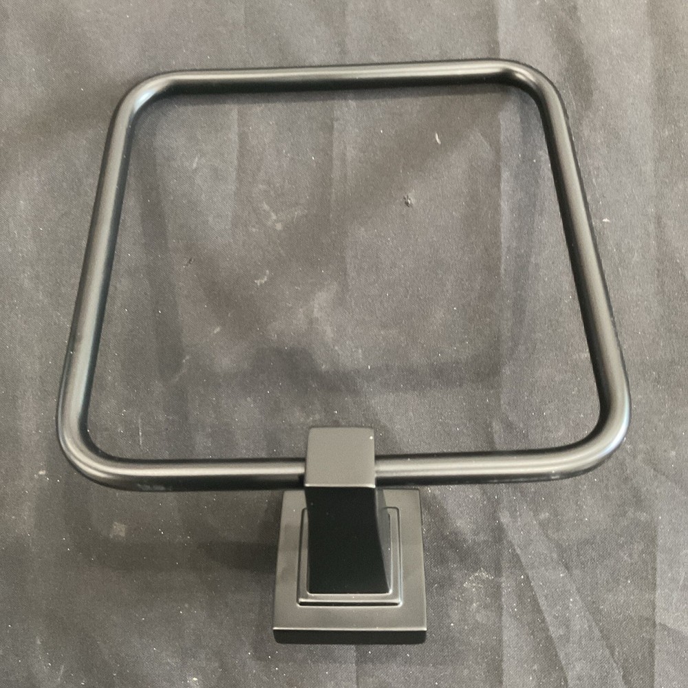 ProFlo Wall Mounted Towel Ring Matte Black PF9851MB B2