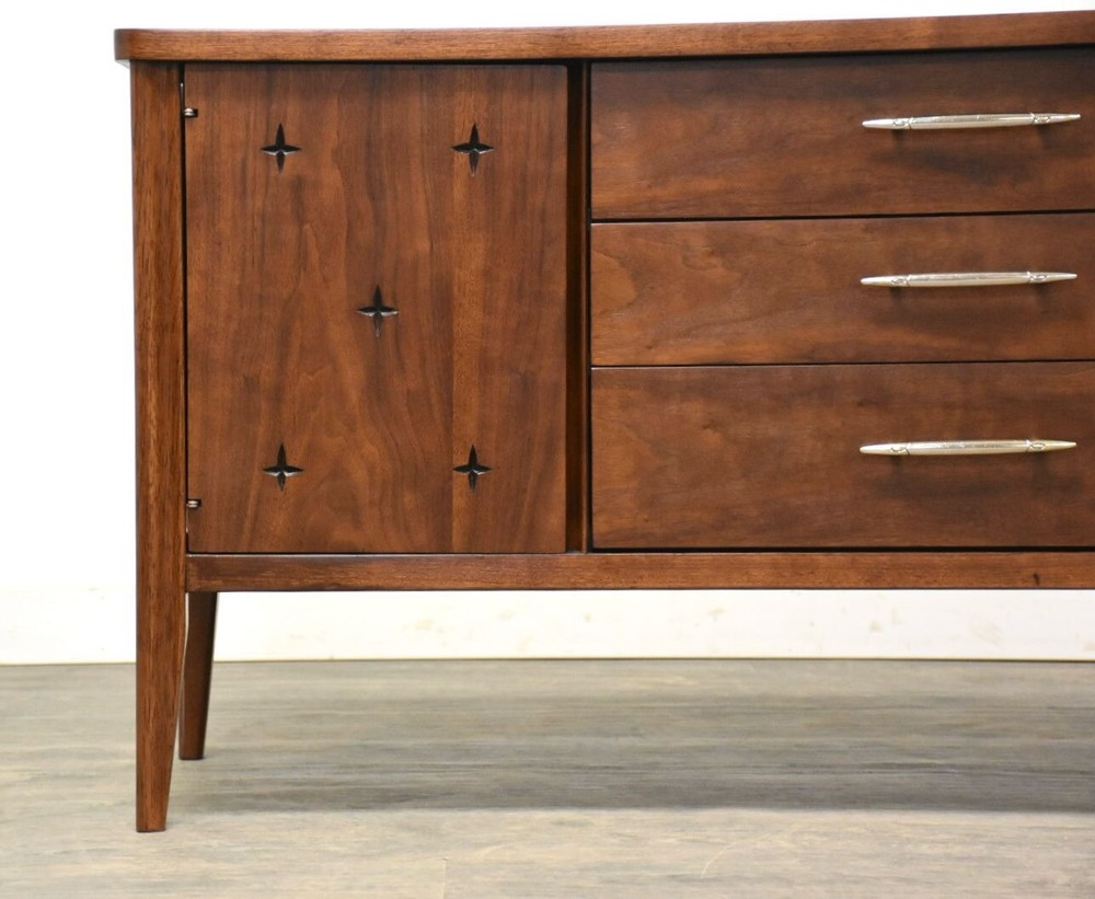 Refinished Broyhill Saga Walnut Credenza