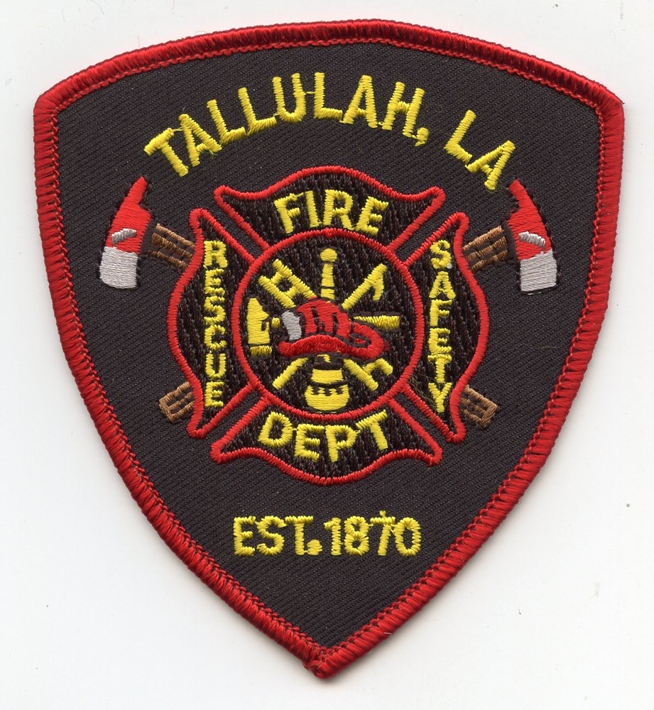TALLULAH LOUISIANA LA FIRE PATCH