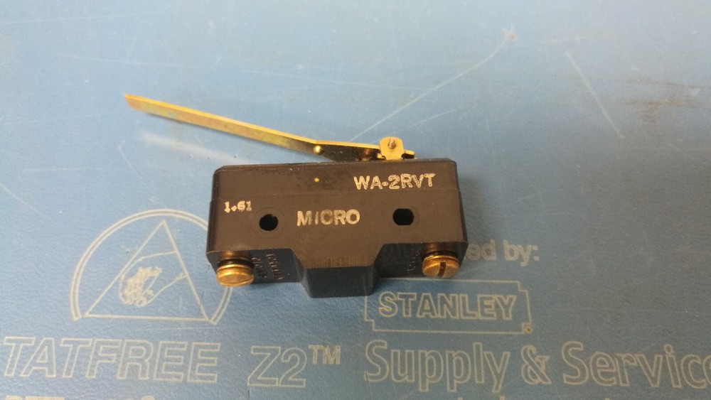 Microswitch WA-2RVT Basic Snap Switch 20A, 250VAC, SPDT NOS