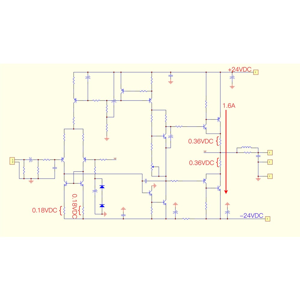 1pair 20W Class A Power Amplifier PCB Board