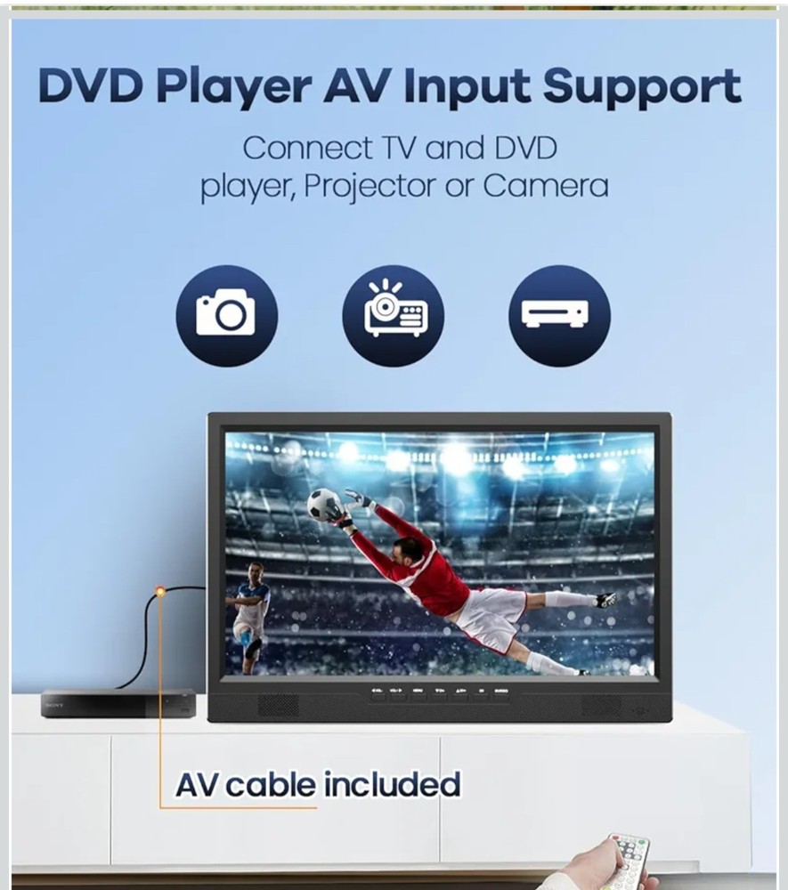 Desobry 19" Portable TV