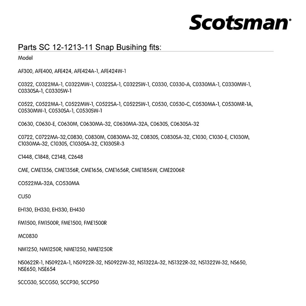 Scotsman 12-1213-11 Snap Bushing