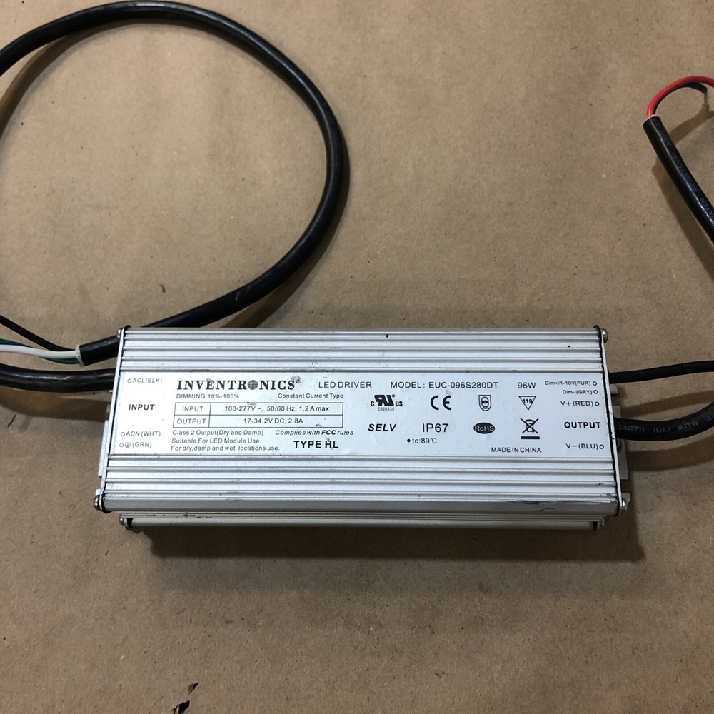 Inventronics EUC-096S280DT LED Driver 100-277V 2.8A