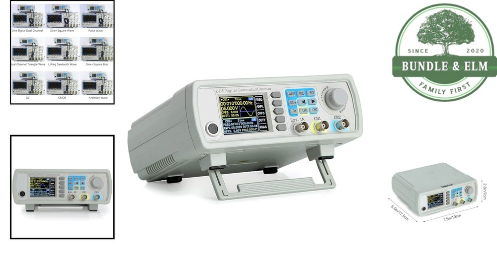 15MHz DDS Signal Generator with Arbitrary Waveform Function and Frequency Meter