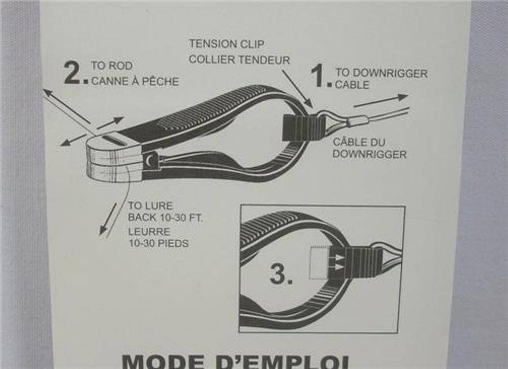 Scotty Power Grip Plus Stacker Downrigger Release 1173 48" Leader Trolling Snap