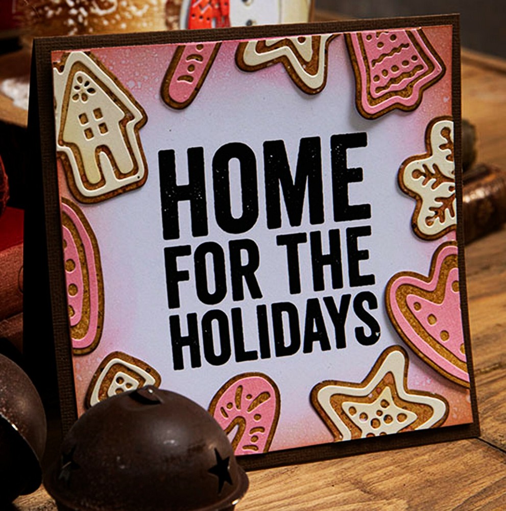 Sizzix Thinlits Christmas Cookies #665566 14pk set Retail $21.99 Tim Holtz