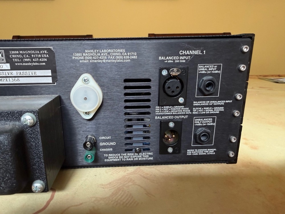 Manley Massive Passive Equalizer