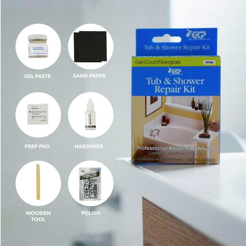 Tub and Shower Repair Kit - White