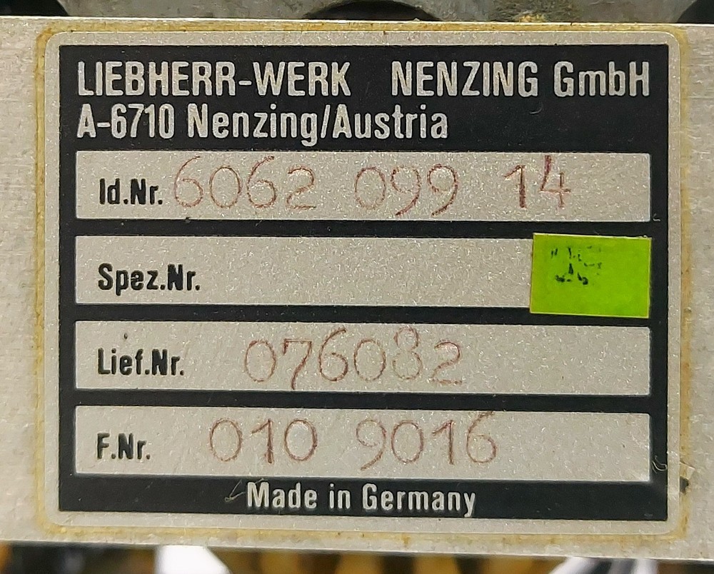 Liebherr Joystick Controller 6062 099 14