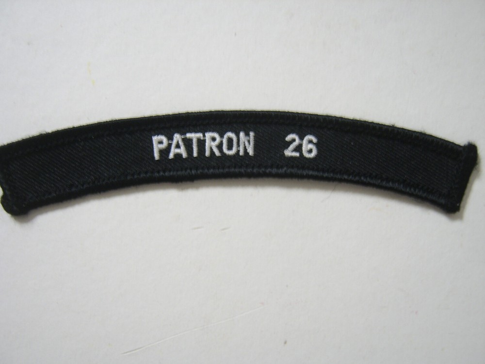 PATRON  26   -  NAVY UIM SHOULDER TAB