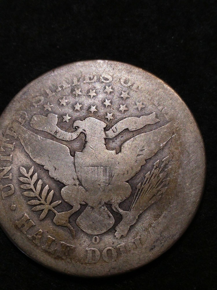 👉1898-O Barber Silver Half Dollar - G/VG