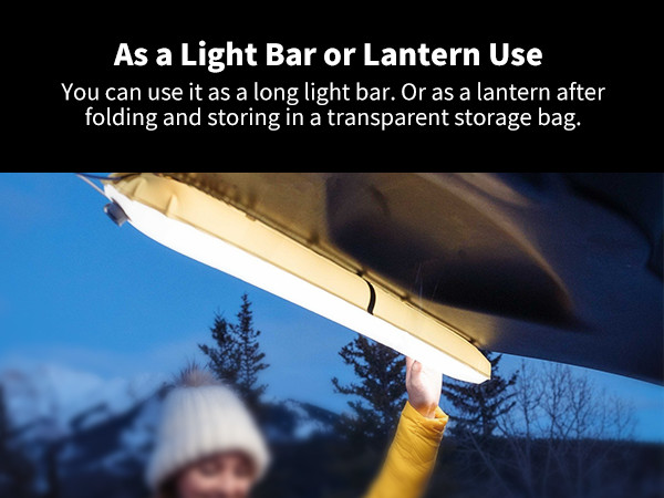 🔦 PuffyGlo Inflatable USB-C LED Tube Light – Compact, Durable & Adventure-Ready