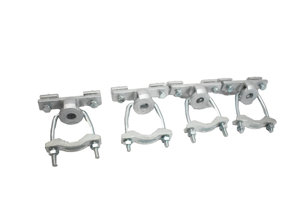 Thomas & Betts T&B 6214 1-1/2" - 2" Adjustable Cable Angle Ground Clamp 4 Pack
