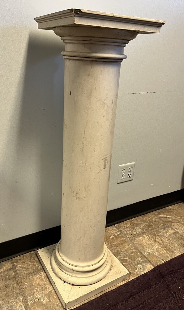 Antique Architectural Interior Room Divider Pillar Pine Column 42.25”
