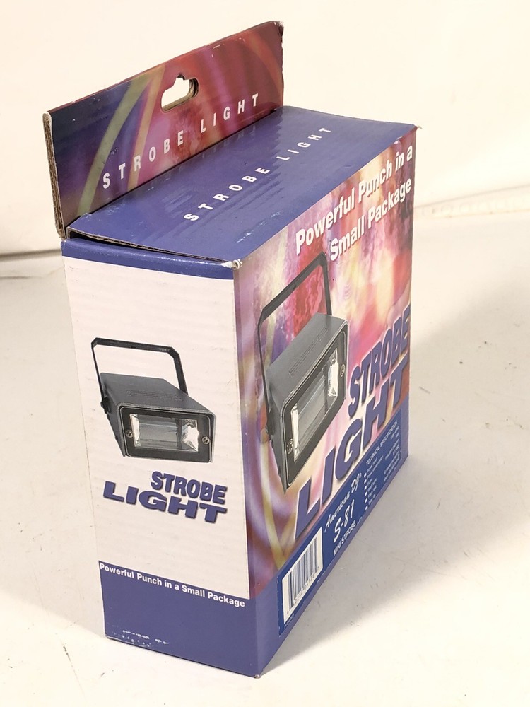 American DJ Model S-81 Mini Strobe Light New