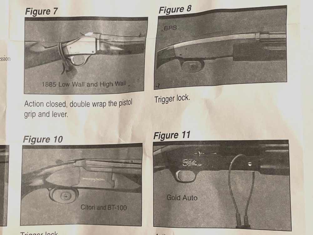 Browning Gun Lock Trigger Lock Includes 2 Keys New Includes Instructions