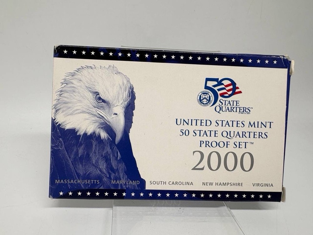 US Mint 2000 State Quarters Proof Set with COA