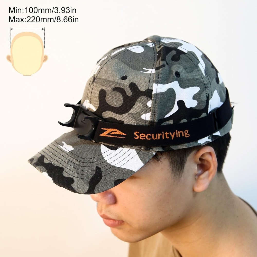 360° Adjustable Headlamp Strap with Comfortable Support for Night Adventures
