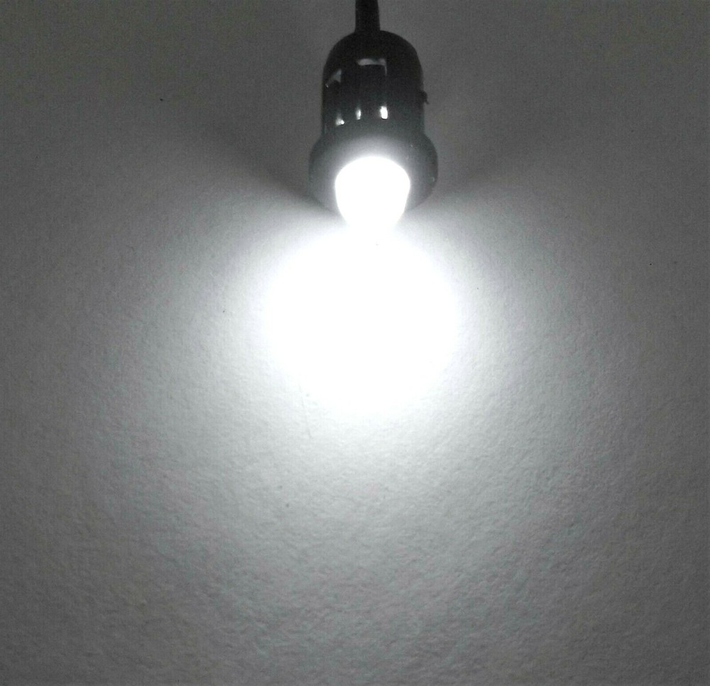 6 BBT 12 volt DC Bright White LED 1/2" Snap-In Indicator Lights