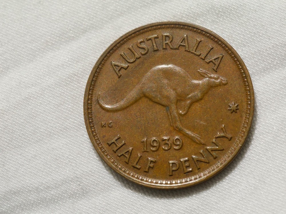 Australia  Half Penny 1939-second reverse