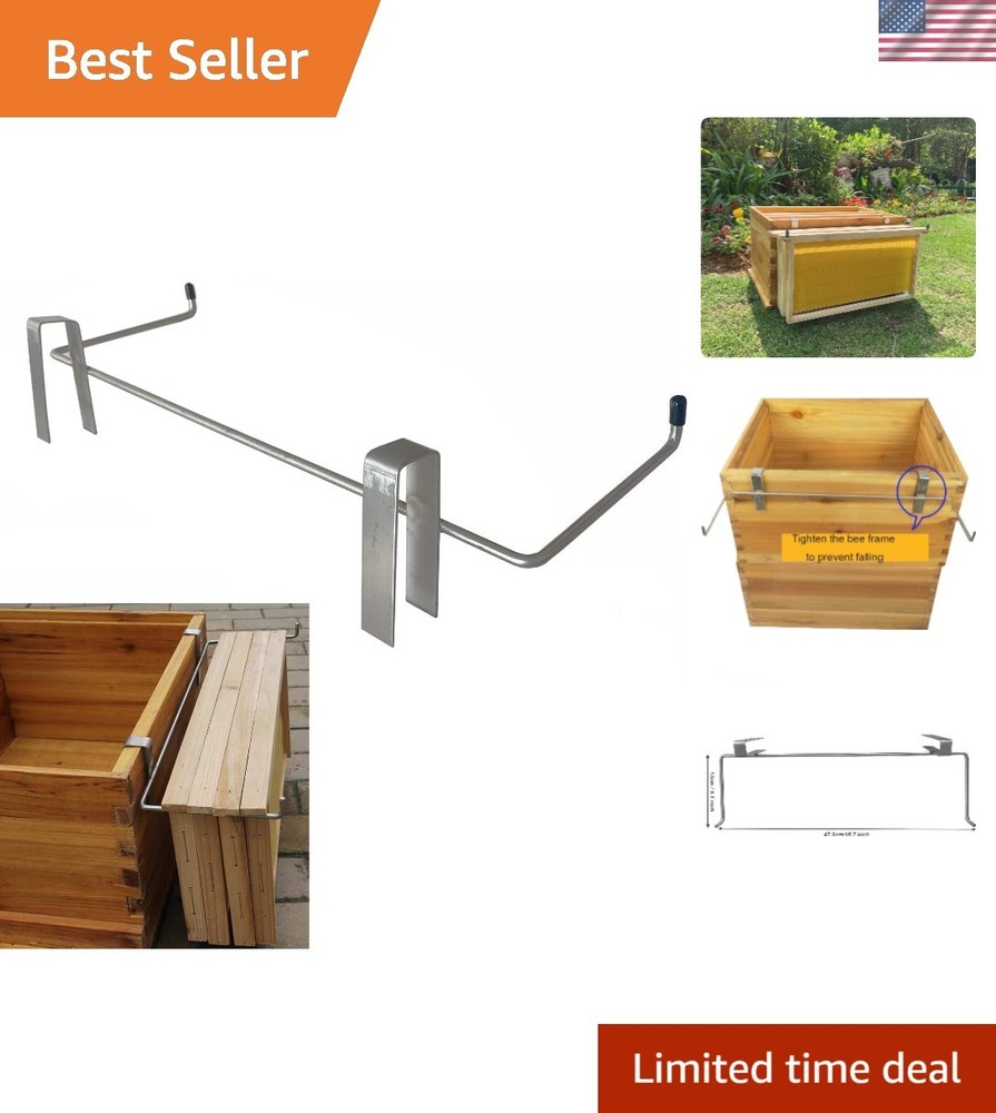 Beekeeping Frame Holder - Durable Steel Tool with Space-Saving Design