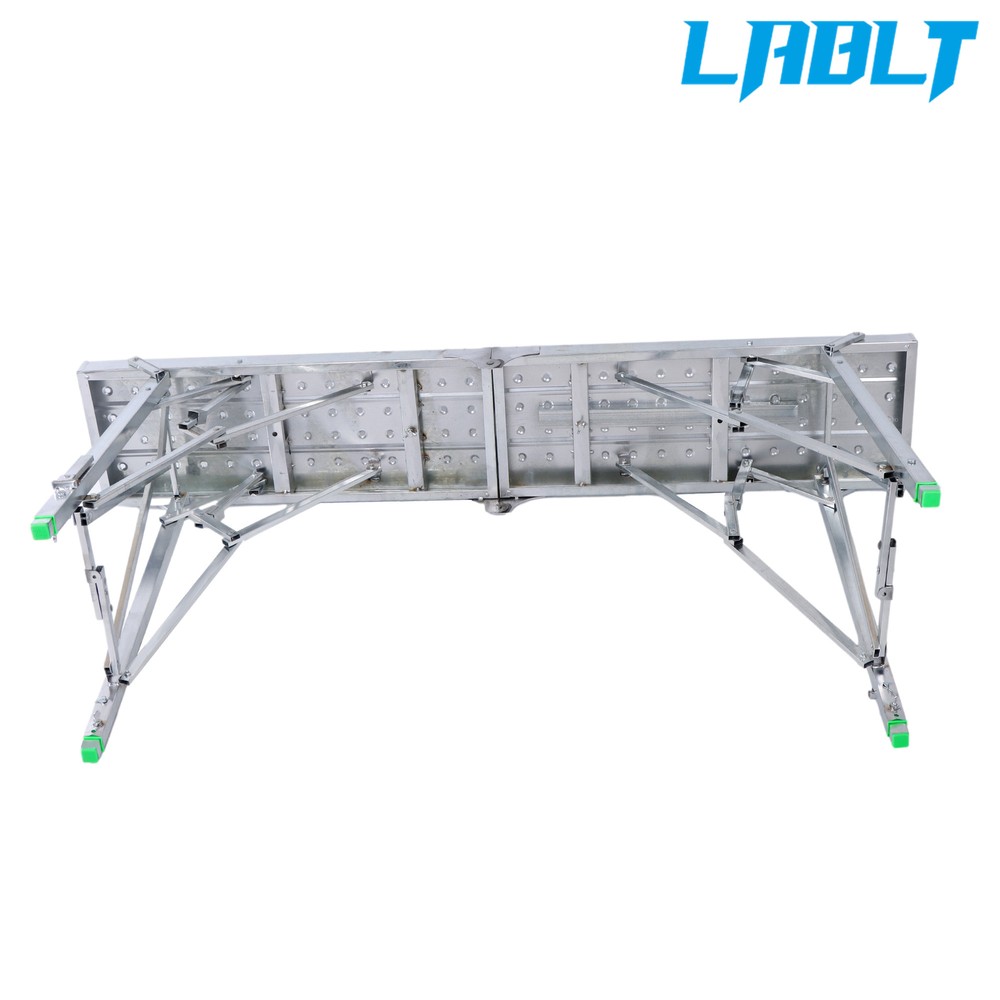 LABLT Portable Folding Scaffolding Platform Work Bench Scaffold Step Ladder 1.6M