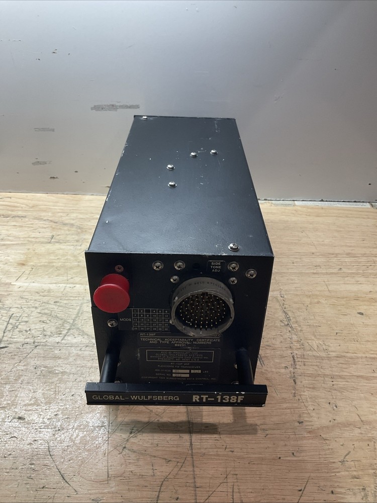 Global Wulfsberg RT-138F VHF Flexcomm FM Transceiver