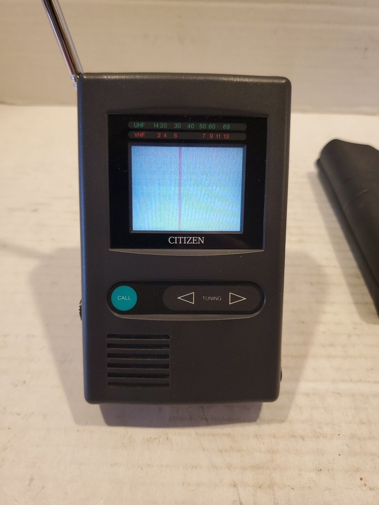 Citizen P422-1A Mini TV With Case