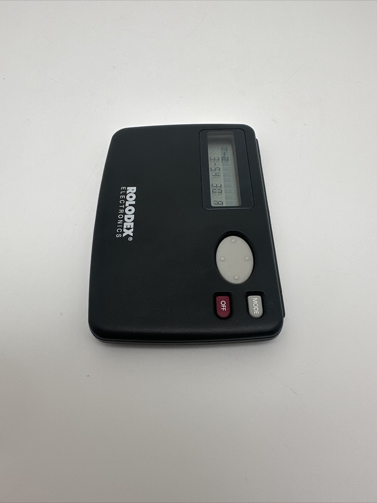Rolodex Electronics Vintage 1997 Memory Bank Data Calculator Has Power …17
