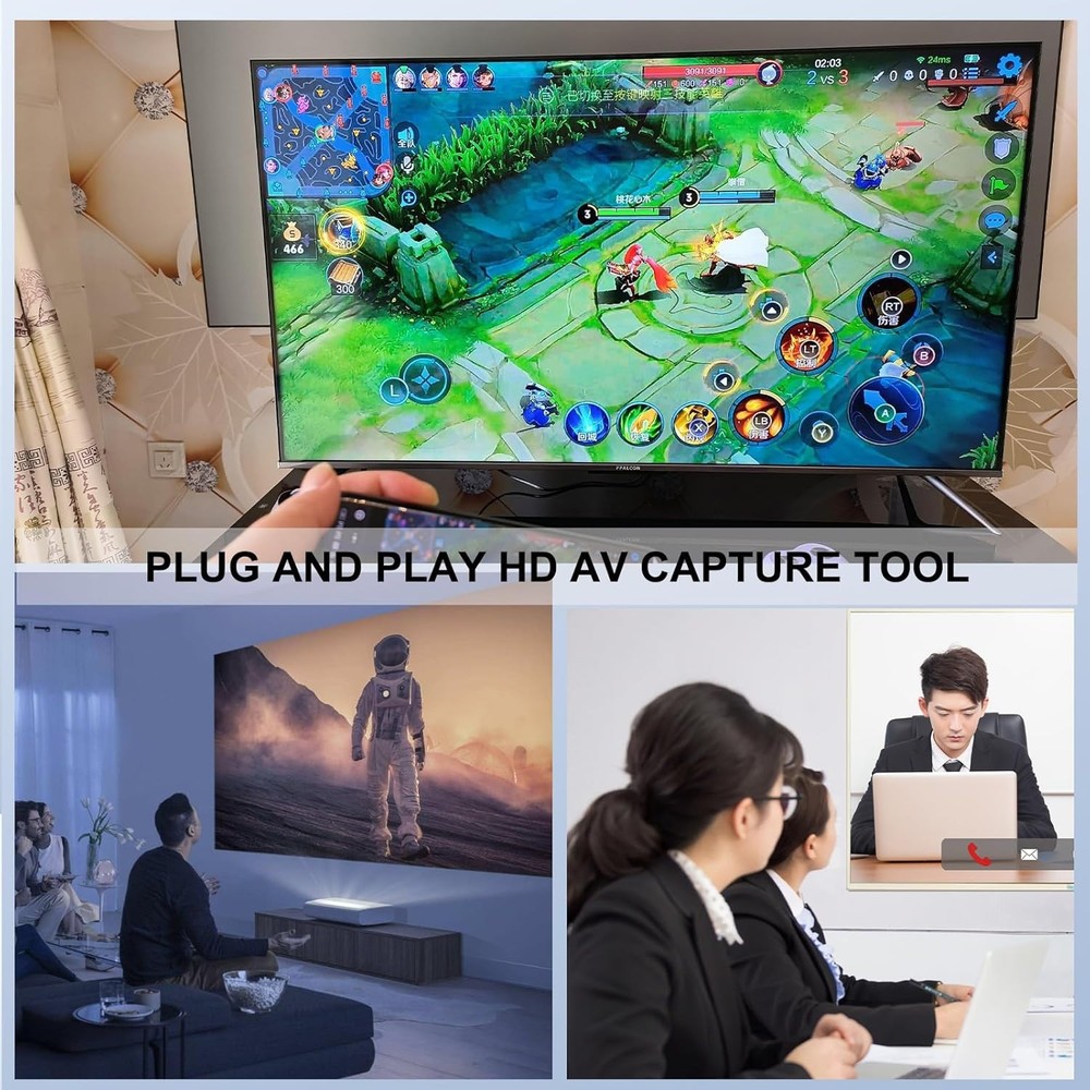 BNC CVBS/AHD/CVI/TVI to USB Capture Card BNC Encoder