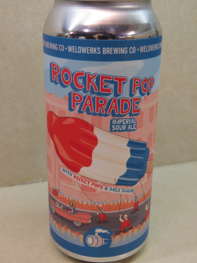 Craft BEER Empty Can: WELDWERKS Brewing Rocket Parade Imp Sour Ale ~ COLORADO