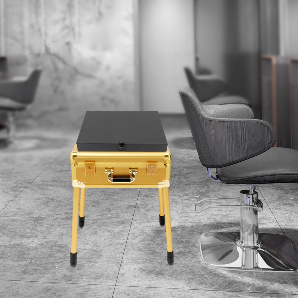 Barber Case Mobile Barber Station Professional Barber Toolbox Adjustable Height