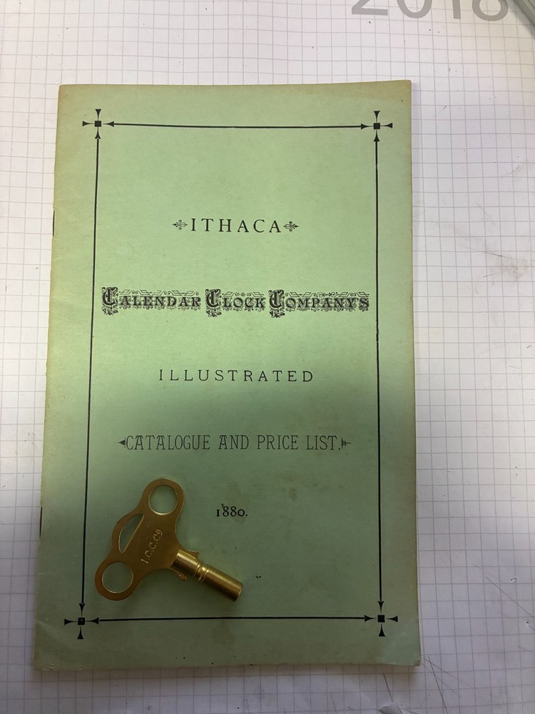 Ithica Model 8 Calendar Shelf Clock
