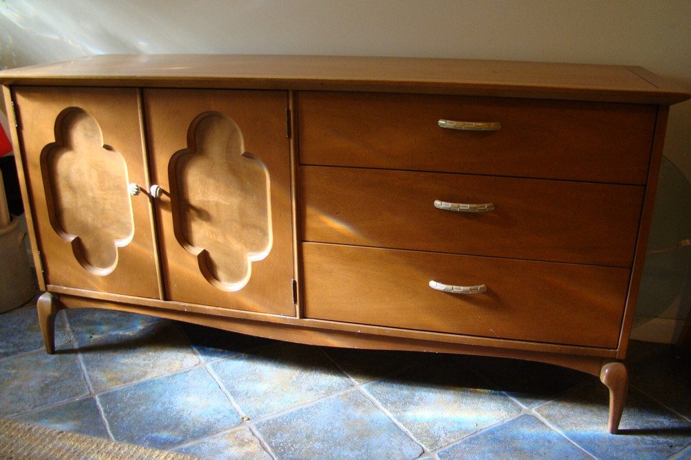 Vintage Beechwood Credenza