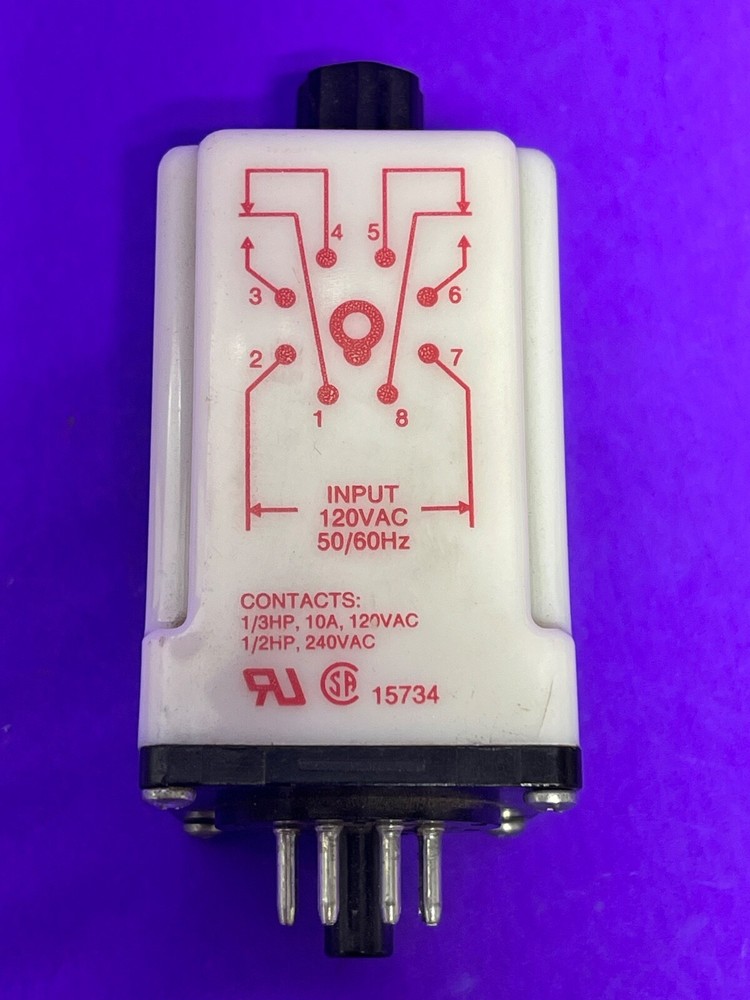 Dayton 5X828F Solid State Time Delay Relay 0.1-10 sec