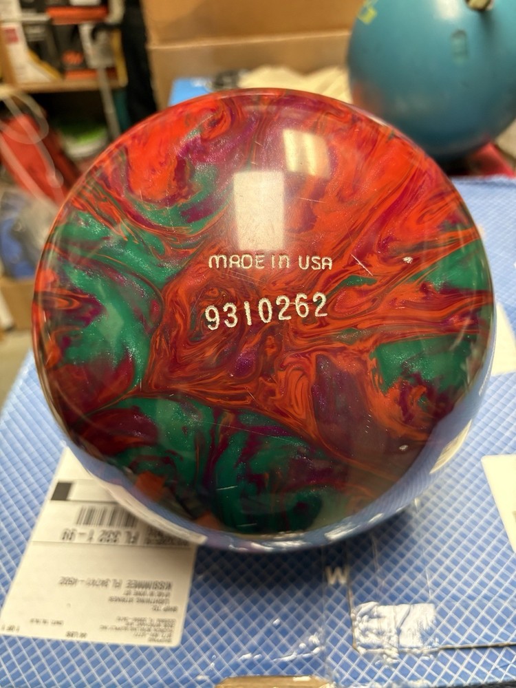 Used Storm Blast Polyester Bowling Ball 16 Pounds
