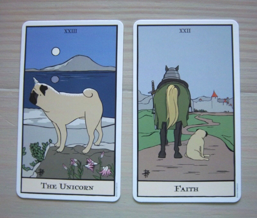Original Indie Pug Bundle - Tarot Deck Expansion Deck Pocket Deck New / Sealed