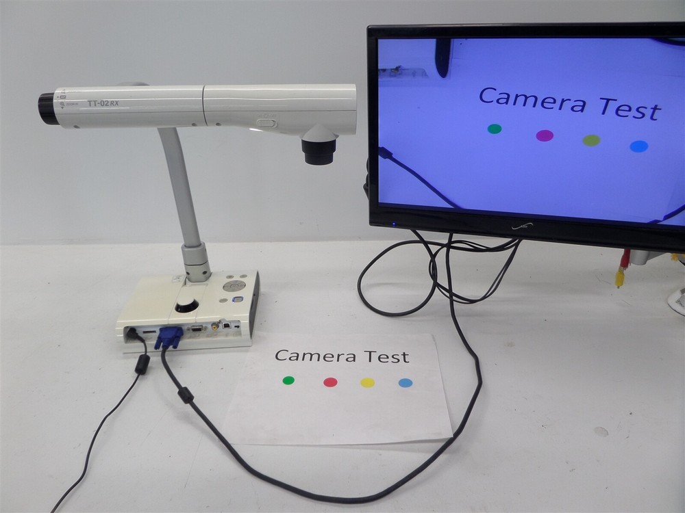 Elmo TT-02 RX Interactive Multi-Directional 12x Document Camera - No Adapter