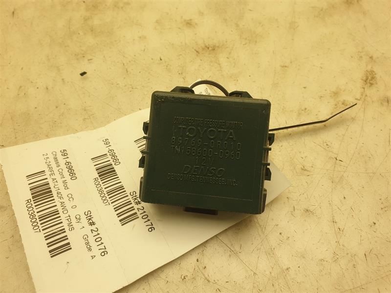09-12 TOYOTA RAV 4 TPMS CONTROL MODULE CHASSIS ECM ASSEMBLY