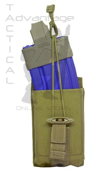 BAE Systems ECLiPSE 5.56 Speed Reload Single Mag MOLLE Pouches - khaki
