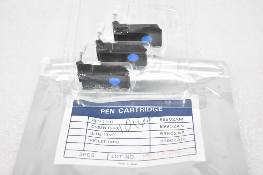 GRAPHIC CONTROLS B9902AP BLUE CHART RECORDER PENS ( 3 PACK )