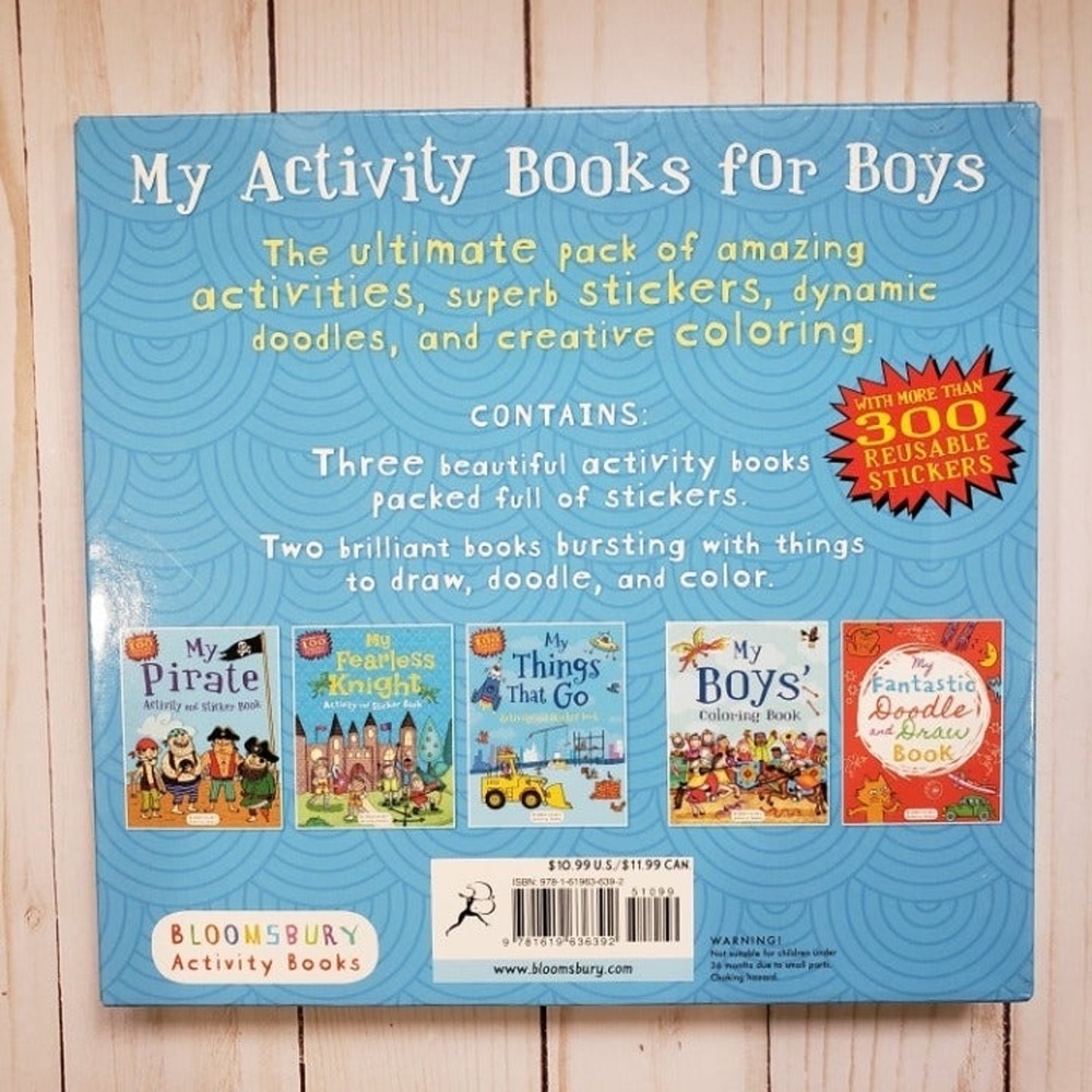 NEW - Bloomsbury Boys Activity Book