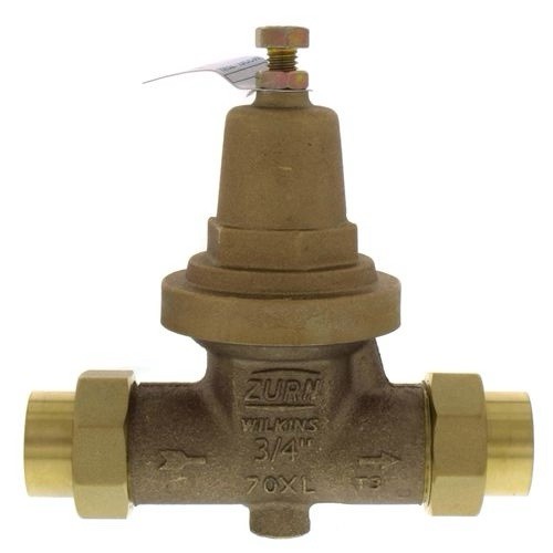 3/4in Zurn Wilkins 70XLDUC Pressure Reducing Valve Double Union
