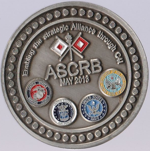ASCRB May 2013 C41   Challenge Coin 2 " DIA