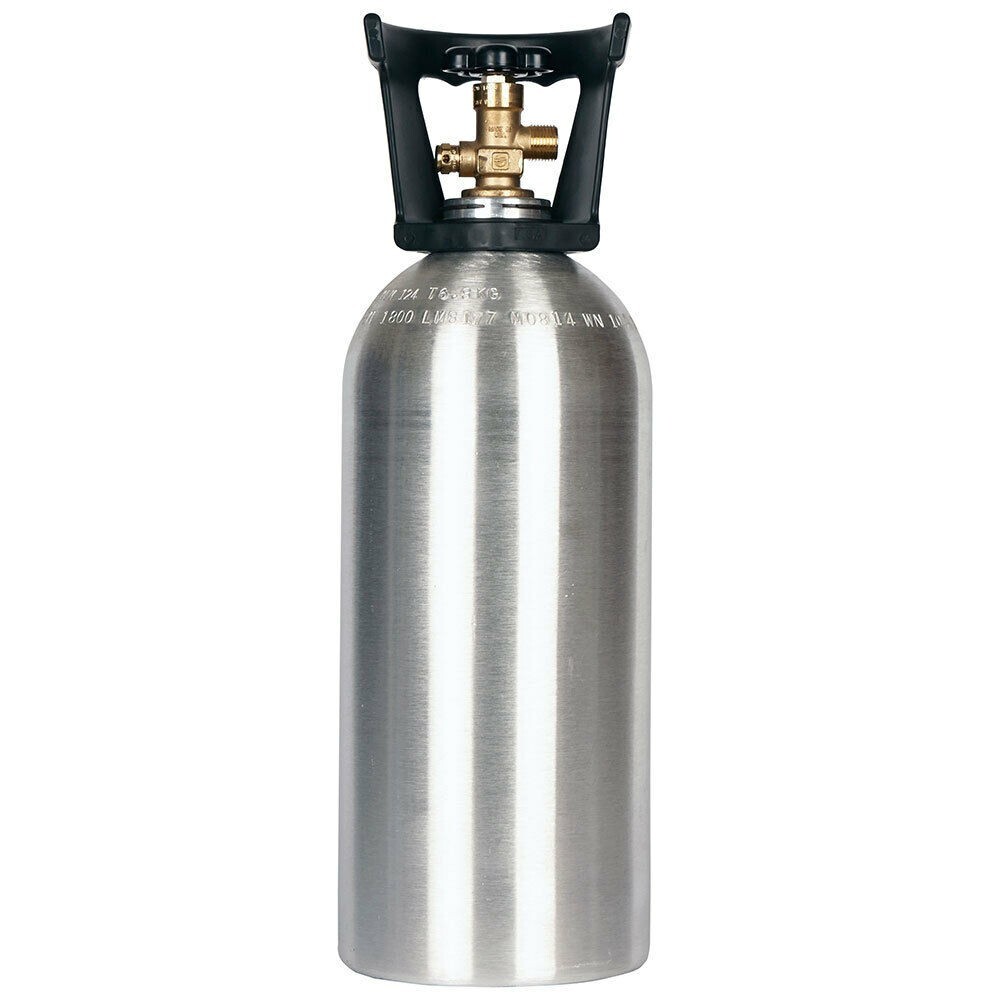 New 10lb Aluminum CO2 Cylinder with Handle and CGA320 Valve Homebrew Beer Grow
